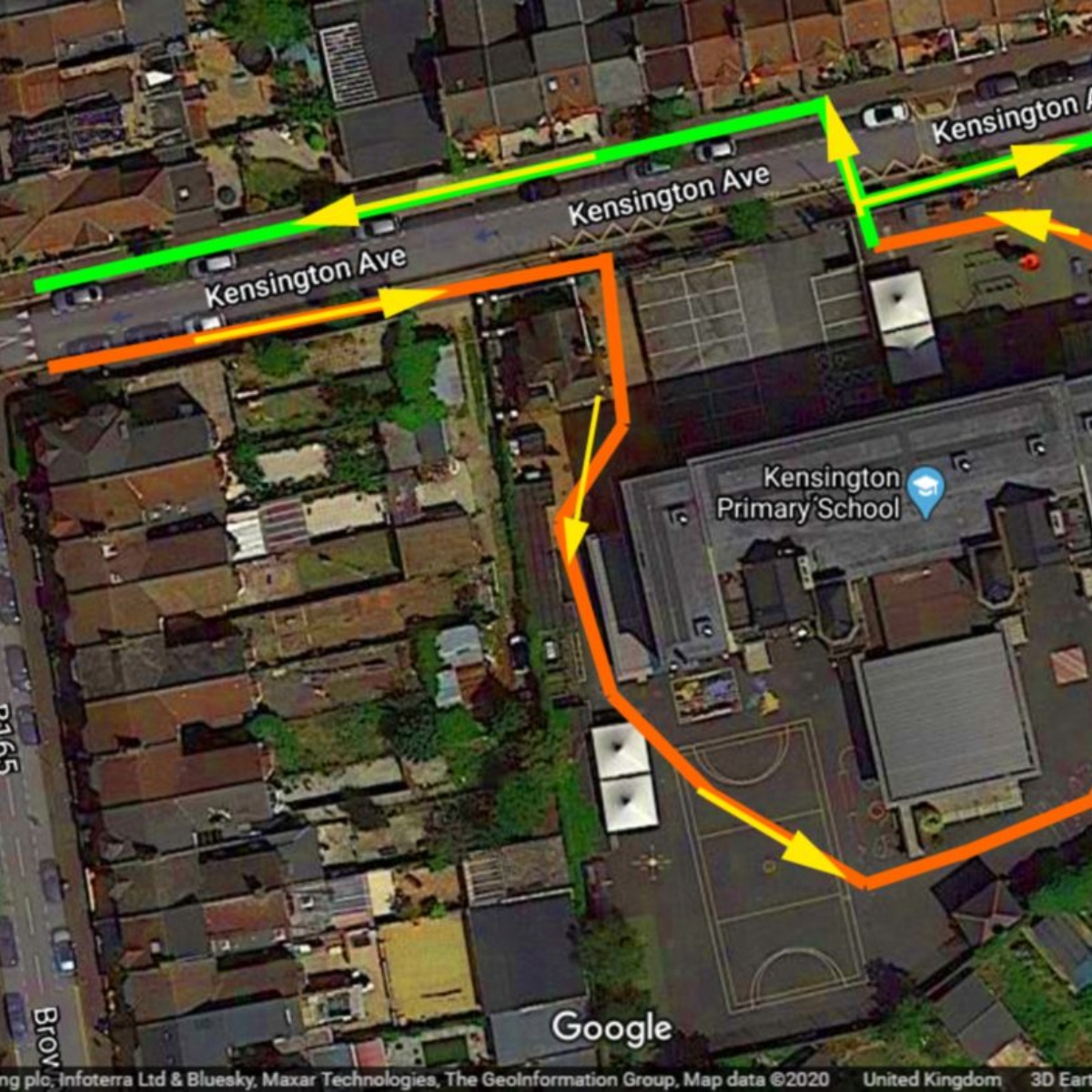 Kensington Primary School One Way System